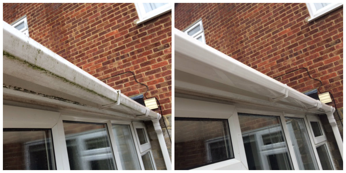 Fascia and soffits cleaning